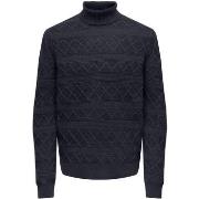 Neulepusero Only & Sons   ONSWADE REG 5 STRUC ROLL NECK KNIT 22027158 ...