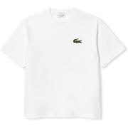 T-paidat & Poolot Lacoste  Loose Fit T-Shirt TH2745 - White  EU S