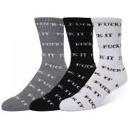 Sukat Huf  Socks fuck it 3 pack  Yksi Koko