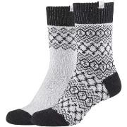 Urheilusukat Skechers  Casual Cozy Jacquard 2PPK Socks  39 / 42