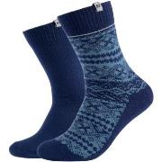 Urheilusukat Skechers  2PPK Men Casual Fashion Jacquard Socks  39 / 42