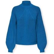 Neulepusero Only  Katia Life High Neck Knit - Directoire Blue  EU L