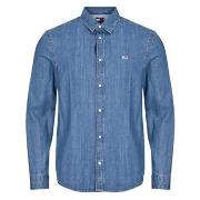 Pitkähihainen paitapusero Tommy Jeans  RGLR FIT SHIRT MID BLUE  EU S