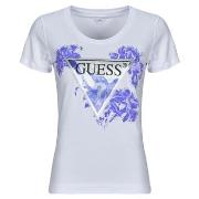 Lyhythihainen t-paita Guess  CN FLOWER TRIANGLE  EU S