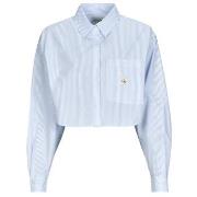 Paitapusero / Kauluspaita Calvin Klein Jeans  WOVEN LABEL CROPPED SHIR...