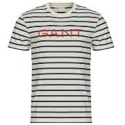 Lyhythihainen t-paita Gant  GRAPHIC STRIPED SS T-SHIRT  EU S
