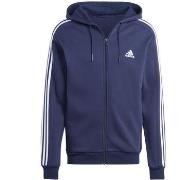 Ulkoilutakki adidas  adidas Essentials Fleece 3-Stripes FZ Hoodie  EU ...