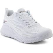 Kengät Skechers  Bobs Squad Chaos-cool Rythms 117216-W White  36