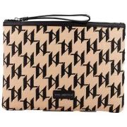 Laukut Karl Lagerfeld  K ESSENTIAL RAFFIA POUCH M  Yksi Koko
