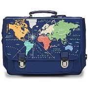 Koululaukku CARAMEL & CIE  CARTABLE 38 CM MAPPEMONDE  Yksi Koko