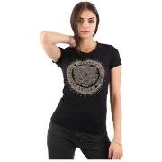 Lyhythihainen t-paita Guess  SS CN ROUND CAMELIA  EU S