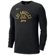 Lyhythihainen t-paita Nike  Nba Los Angeles Lakers Courtside  EU XXL