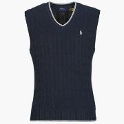 Neulepusero Polo Ralph Lauren  PULL SANS MANCHE MAILLE TORSADEE  EU S