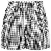 Shortsit & Bermuda-shortsit Only  Maye Check Shorts - Black/White  EU ...