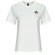 Lyhythihainen t-paita adidas  Tiro Floral Graphic T-Shirt  EU S