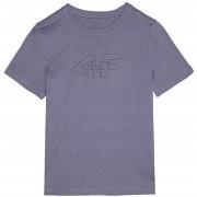 Lyhythihainen t-paita 4F  M2306DENIMNIEBIESKI  Yksi Koko