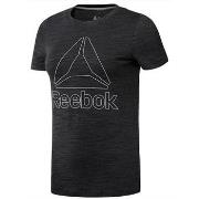 Lyhythihainen t-paita Reebok Sport  EL Marble Logo Tee  EU S