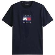 Lyhythihainen t-paita Tommy Hilfiger  LINEAR FLAG GRAPHIC TEE  EU M