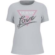 T-paidat & Poolot Guess  Ss Cn Triangle Love Tee  EU M