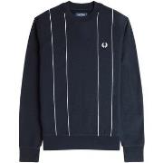Fleecet Fred Perry  Pinstripe Sweatshirt  EU S