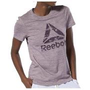 Lyhythihainen t-paita Reebok Sport  TE Marble Logo Tee  EU S