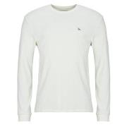 T-paidat pitkillä hihoilla Calvin Klein Jeans  LS WAFFLE BADGE CREWNK ...