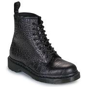 Kengät Dr. Martens  1460 Croco 8 Eye Boot Black New Vibrance Croco  36