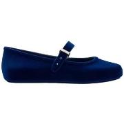 Balleriinat Melissa  Soft Ballerina Velvet II - Blue Flocked  37