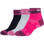 Urheilusukat Skechers  3PPK Wm Mesh Ventilation Quarter Socks  23 / 26