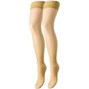 Sukkahousut / Alaosat Trasparenze  Autoreggente Microrete Ambra  M