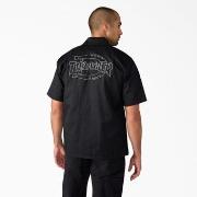 Lyhythihainen paitapusero Dickies  Thrasher x  work shirt  EU M