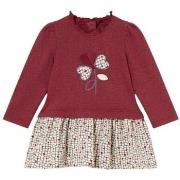 Mekot Mayoral  2917 VESTIDO COMBINADO Granate  6 kuukautta