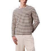 T-paidat pitkillä hihoilla Calvin Klein Jeans  LS COMPACT RIB STRIP LV...