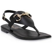 Sandaalit S.piero  BLACK FLAT SANDAL  36