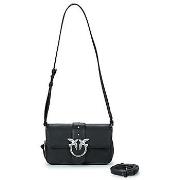 Olkalaukut Pinko  LOVE ONE SLOUCHY ZIP MINI VITELLO BIKER  Yksi Koko