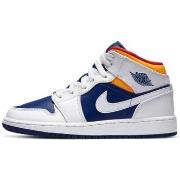 Tennarit Nike  1 Mid White Laser Orange Deep Royal Blue  45 1/2