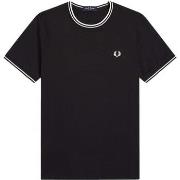 Lyhythihainen t-paita Fred Perry  Fp Twin Tipped T-Shirt  EU XXL