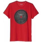 Lyhythihainen t-paita adidas  Weightlifting Graphic Tee  EU S