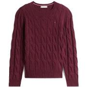 Neulepusero Tommy Hilfiger  SOFT WOOL CABLE C-NK LS  EU S
