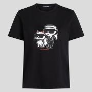 Lyhythihainen t-paita Karl Lagerfeld  IKON SKETCH DUO T-SHIRT  EU S