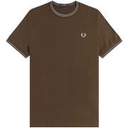 Lyhythihainen t-paita Fred Perry  Fp Twin Tipped T-Shirt  EU XXL