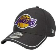 Lippalakit New-Era  LA LAKERS NBA PIPING DARK GREY 9FORTY  Yksi Koko