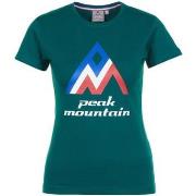 Lyhythihainen t-paita Peak Mountain  T-shirt manches courtes femme ACI...