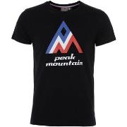 Lyhythihainen t-paita Peak Mountain  T-shirt manches courtes homme CIM...