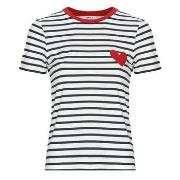 Lyhythihainen t-paita Only  ONLHEART LIFE S/S TEE  EU S