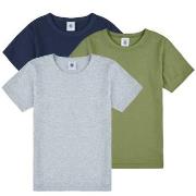 Lyhythihainen t-paita Petit Bateau  3 TEE SHIRTS MC  3 vuotta