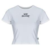 Lyhythihainen t-paita New Balance  LINEAR HERITAGE RINGER TSHIRT  EU S