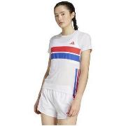 Lyhythihainen t-paita adidas  T-shirt  Adizero Retro  EU S