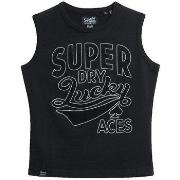 Hihattomat paidat / Hihattomat t-paidat Superdry  Débardeur  Retro sli...