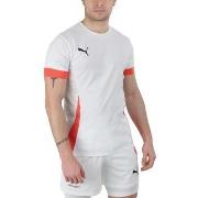 Lyhythihainen t-paita Puma  T-shirt  modèle 25 blanc  EU M